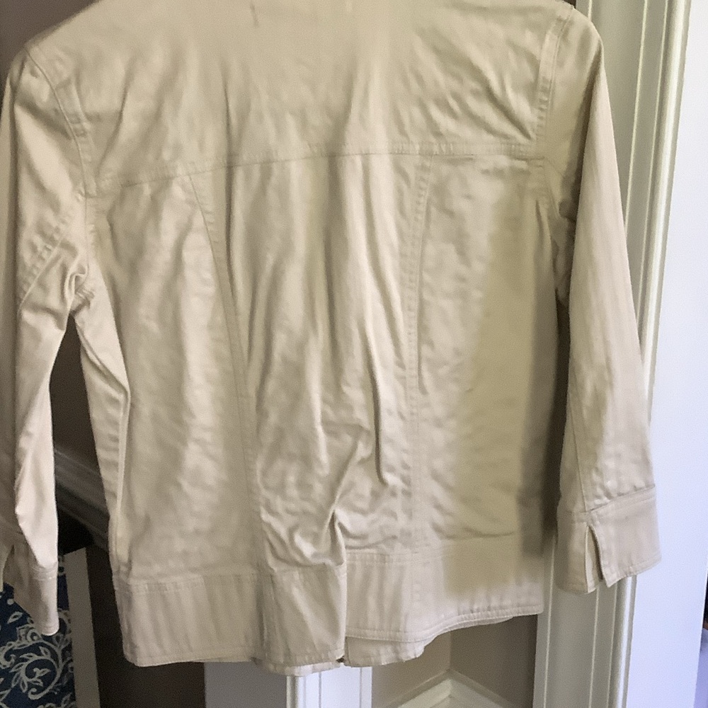 Geoffrey Beene Women's Light Tan Utility Jacket - Picture 8 of 10